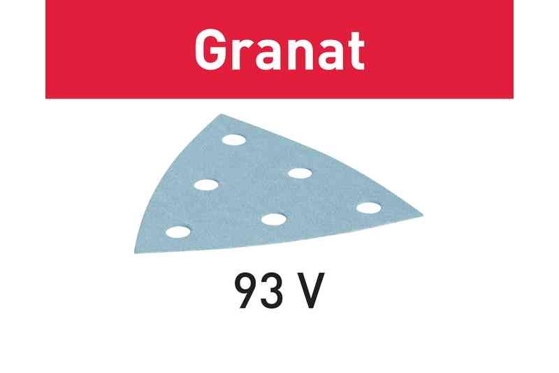 Abrasif triangulaire STF V93/6 Granat FESTOOL  P40 GR/50 497390